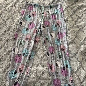 Briefly Stated I Love Sheep pj pants NWOT